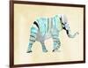 Elephant Multi-OnRei-Framed Art Print