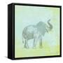 Elephant Never Forgets-Dominique Vari-Framed Stretched Canvas