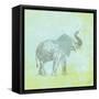 Elephant Never Forgets-Dominique Vari-Framed Stretched Canvas