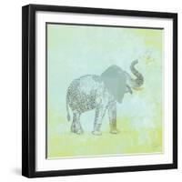 Elephant Never Forgets-Dominique Vari-Framed Art Print