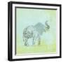 Elephant Never Forgets-Dominique Vari-Framed Art Print