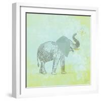 Elephant Never Forgets-Dominique Vari-Framed Art Print