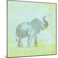 Elephant Never Forgets-Dominique Vari-Mounted Art Print