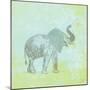 Elephant Never Forgets-Dominique Vari-Mounted Art Print