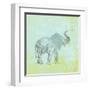 Elephant Never Forgets-Dominique Vari-Framed Art Print