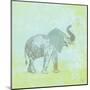 Elephant Never Forgets-Dominique Vari-Mounted Art Print