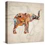 Elephant Orange 3-Kimberly Allen-Stretched Canvas