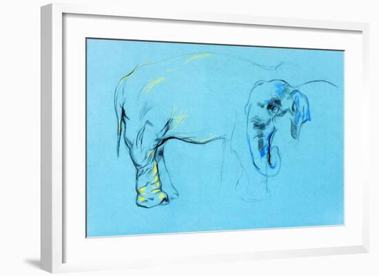 Elephant Painting-Boyan Dimitrov-Framed Art Print