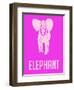 Elephant Pink-NaxArt-Framed Art Print