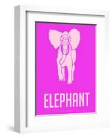 Elephant Pink-NaxArt-Framed Art Print