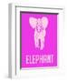 Elephant Pink-NaxArt-Framed Art Print