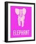 Elephant Pink-NaxArt-Framed Art Print