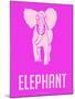 Elephant Pink-NaxArt-Mounted Art Print