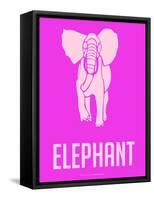 Elephant Pink-NaxArt-Framed Stretched Canvas