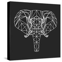 Elephant Polygon-Lisa Kroll-Stretched Canvas