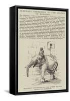 Elephant Presented by the Queen to the Sultan of Morocco-null-Framed Stretched Canvas