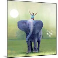Elephant Ride-Nancy Tillman-Mounted Art Print