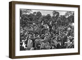 Elephant Rides at London Zoo, 1926-1927-McLeish-Framed Giclee Print