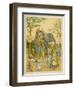 Elephant Rides for Children at Regent's Park Zoo: The Passengers Mount by Ladder-Thomas Crane-Framed Art Print