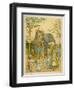 Elephant Rides for Children at Regent's Park Zoo: The Passengers Mount by Ladder-Thomas Crane-Framed Art Print