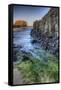 Elephant Rock, Ballintoy, County Antrim, Ulster, Northern Ireland, United Kingdom, Europe-Carsten Krieger-Framed Stretched Canvas