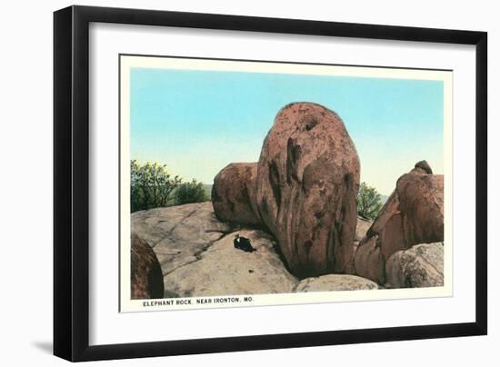 Elephant Rock, Ironton-null-Framed Art Print