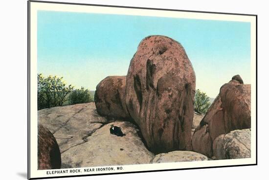 Elephant Rock, Ironton-null-Mounted Art Print