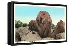 Elephant Rock, Ironton-null-Framed Stretched Canvas