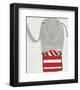 Elephant'S Circus-Lisa Stickley-Framed Giclee Print