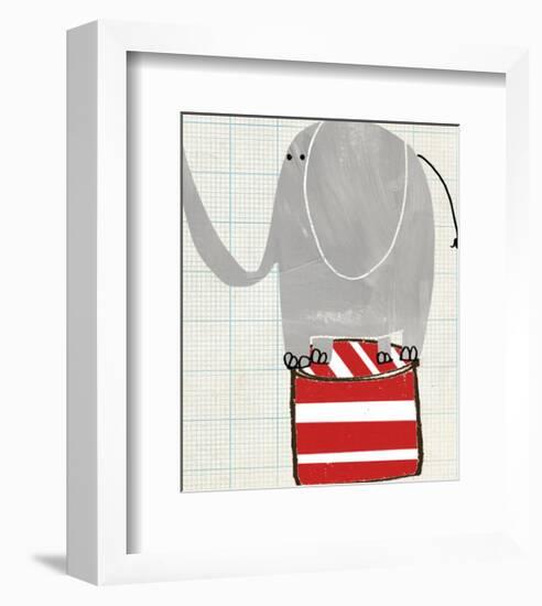 Elephant'S Circus-Lisa Stickley-Framed Giclee Print