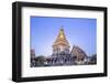 Elephant Sculptures on the Chedi Chang Lom and the Main Bot at the Temple of Wat Chiang Man-Alex Robinson-Framed Photographic Print