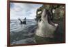 Elephant Seal at Livingstone Island, Antarctica-Paul Souders-Framed Photographic Print