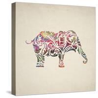 Elephant Set-Melody Hogan-Stretched Canvas