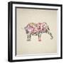 Elephant Set-Melody Hogan-Framed Art Print