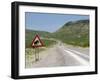 Elephant Sign Along Dirt Road, Namibia, Africa-Peter Groenendijk-Framed Premium Photographic Print