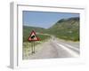 Elephant Sign Along Dirt Road, Namibia, Africa-Peter Groenendijk-Framed Premium Photographic Print