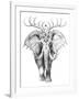 Elephant Soul-JoJoesArt-Framed Giclee Print