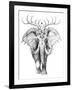 Elephant Soul-JoJoesArt-Framed Giclee Print