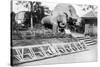 Elephant Statue, Victoria Gardens, Bombay, India, C1918-null-Stretched Canvas