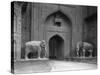 Elephant Statues at Red Fort-Philip Gendreau-Stretched Canvas