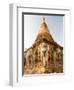 Elephant Statues at the Base of Wat Cahang Lom, Thailand-Gavriel Jecan-Framed Photographic Print