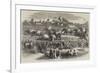 Elephant Steeplechase at Rangoon-null-Framed Giclee Print