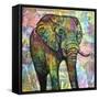Elephant Torn-Dean Russo-Framed Stretched Canvas