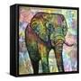 Elephant Torn-Dean Russo-Framed Stretched Canvas