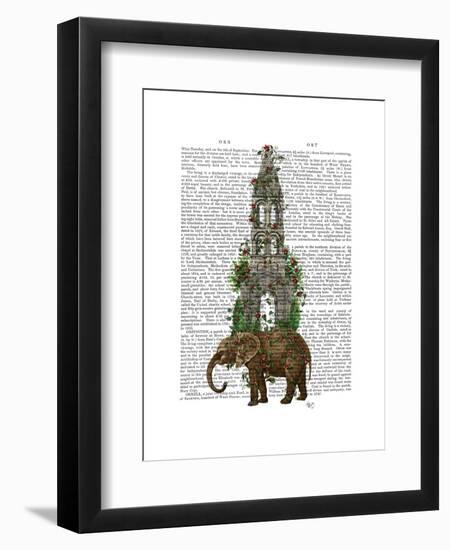 Elephant Tower-Fab Funky-Framed Art Print