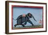 Elephant & Trainer, C1750-null-Framed Giclee Print