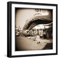 Elephant Trunk at Indian Bazaar-Theo Westenberger-Framed Photographic Print