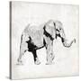 Elephant Trunk Up-OnRei-Stretched Canvas