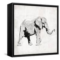 Elephant Trunk Up-OnRei-Framed Stretched Canvas