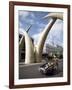 Elephant Tusk Arches, Mombasa, Kenya, East Africa, Africa-Andrew Mcconnell-Framed Photographic Print